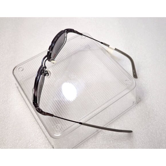 Black Wire Full Rim EasyTwist Bendy Polarized Clip-on Eyeglasses 53-18-140 NWT - Picture 6 of 12